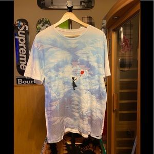 Banksy inspired paining shirt custom